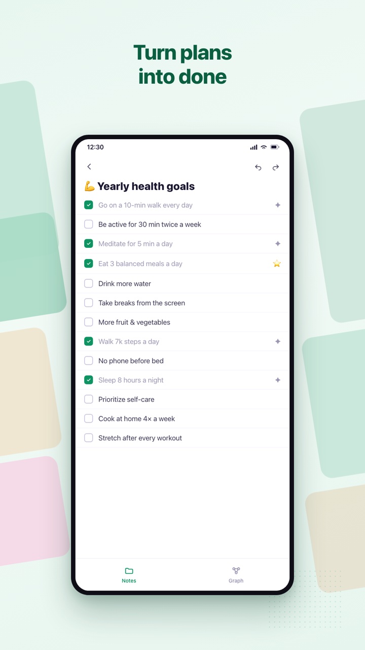 Task checklist